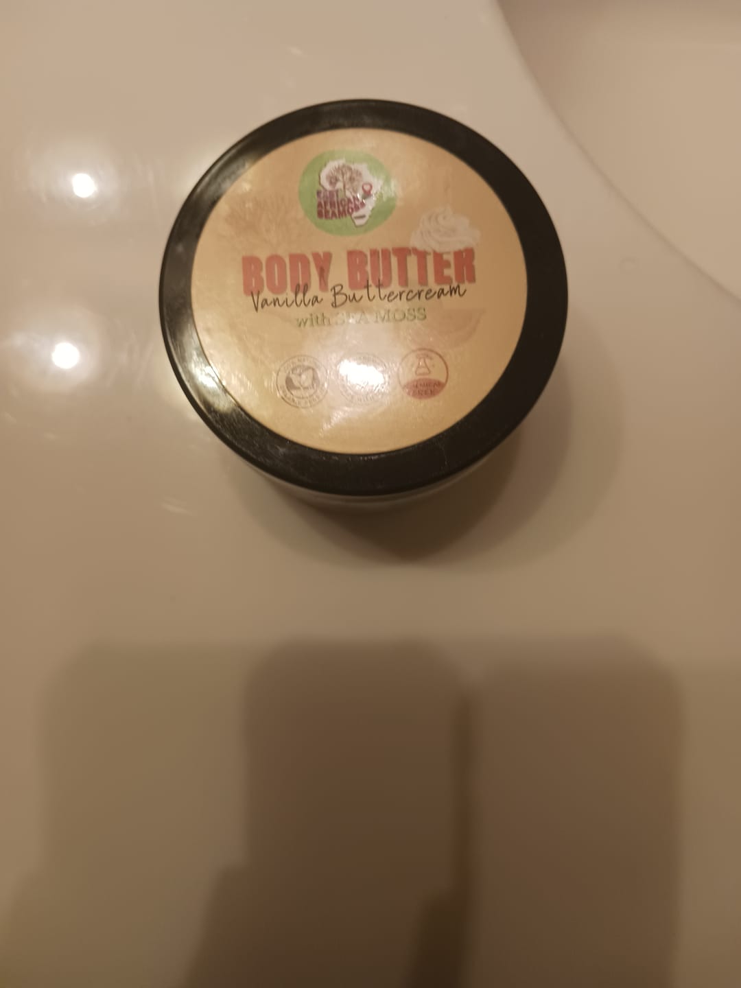 Customer photo review of VANILLA BUTTERCREAM Sea Moss Body Butter