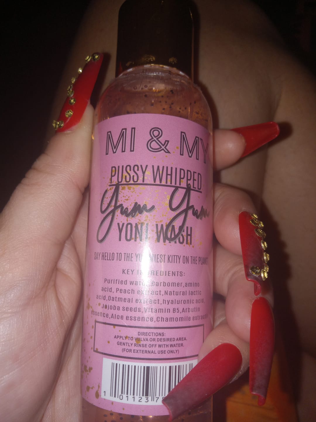 Customer photo review of P*ssy Whipped Yum Yum Yoni Wash