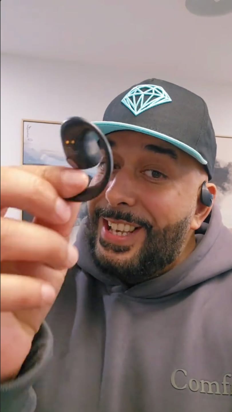 Customer photo review of CuraBuds™ AI Translator Earbuds