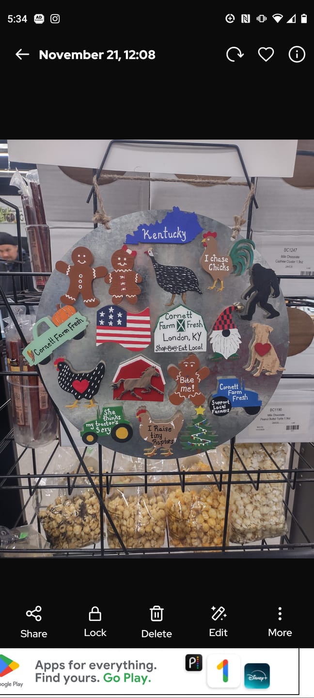 Customer photo review of Unfinished Wood Halloween Tree Car Truck Silhouette - Craft- up to 46" DIY