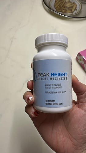 Customer photo review of Peak Height Growth Supplement #1 Grow Taller Height Pill