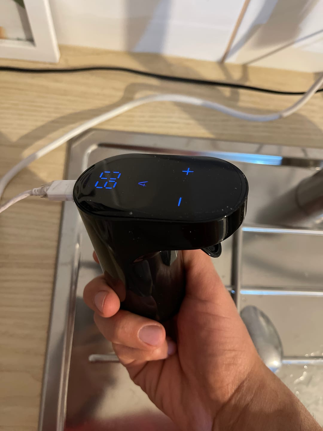 Customer photo review of Digitaler Getränkespender mit Mengenmodus