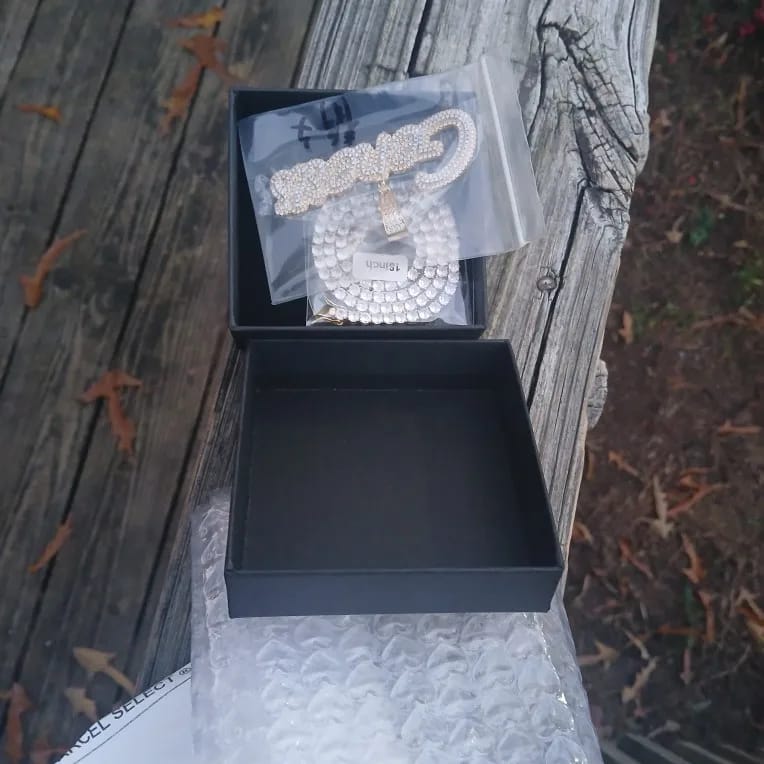 Customer photo review of Two Toned Luxe Custom Chain