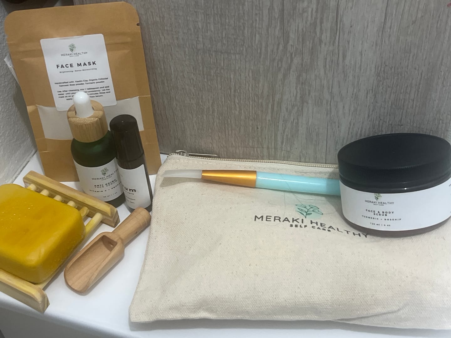 Customer photo review of Luxury Skincare Box