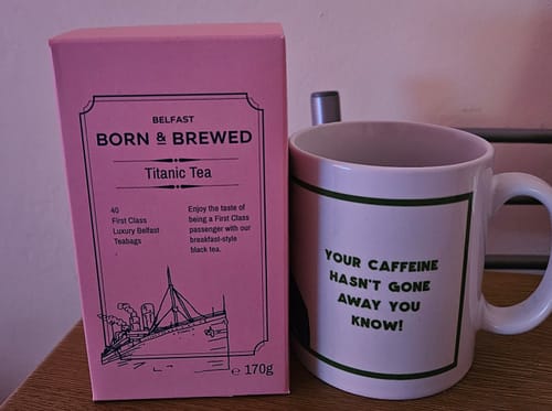 Customer photo review of Born & Brewed Titanic Tea
