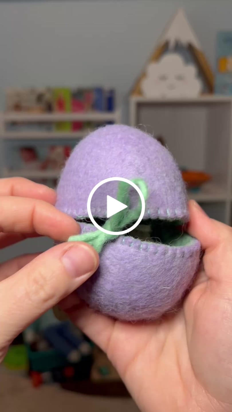 Customer video review of Felt Surprise Egg with Duck Inside