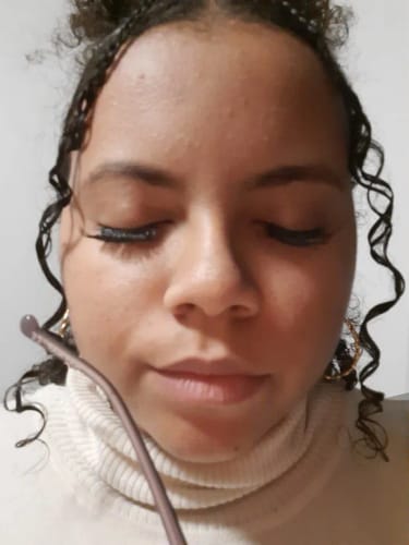 Customer photo review of Magnetic Eyelashes