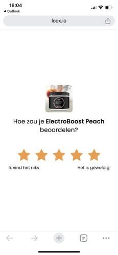 Customer photo review of ElectroBoost Peach