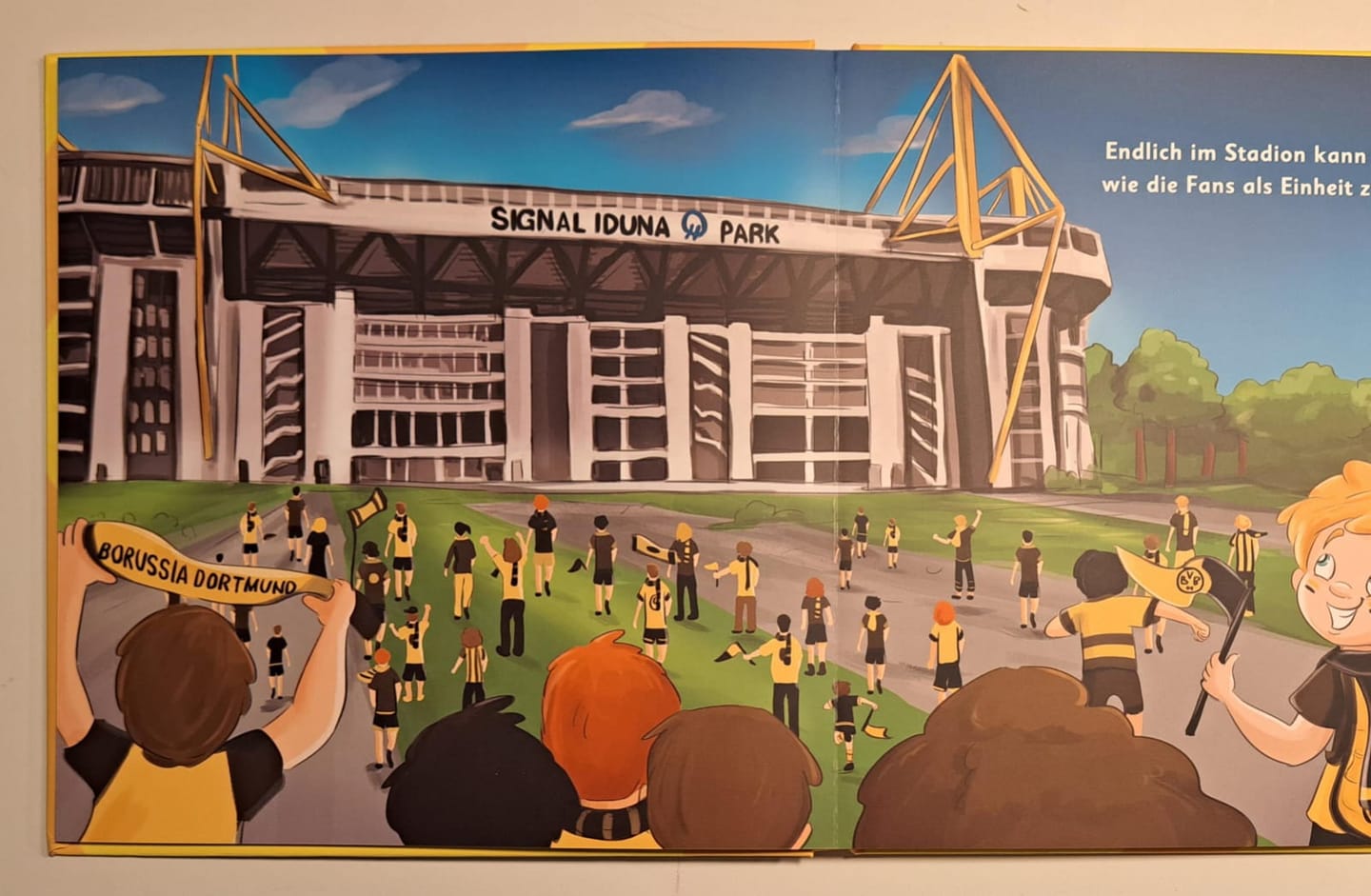 Customer photo review of BVB Personalised Book