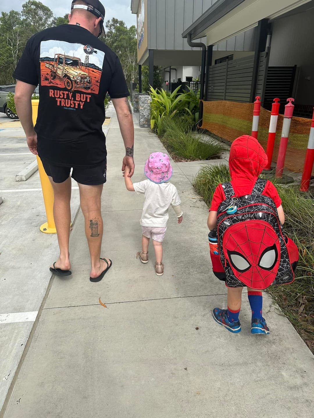 Customer photo review of Rusty But Trusty Tee Black