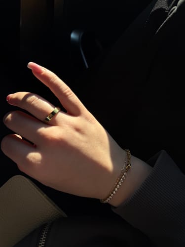 Kundenbewertung mit Foto zu Plain Clover Kette
