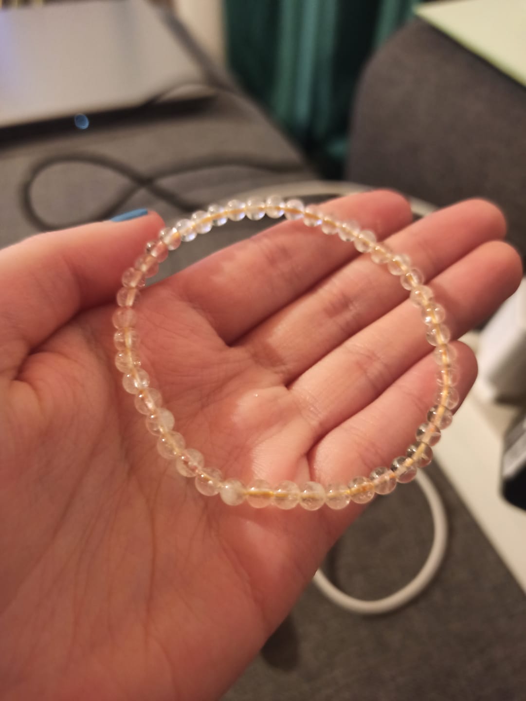 Customer photo review of Bracelet Citrine "Abondance"