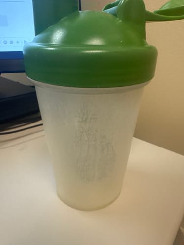 Customer photo review of Whey Protein Isolate with Organic Vanilla