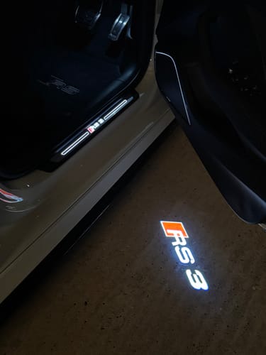 Customer photo review of AUDI DOOR LIGHTS