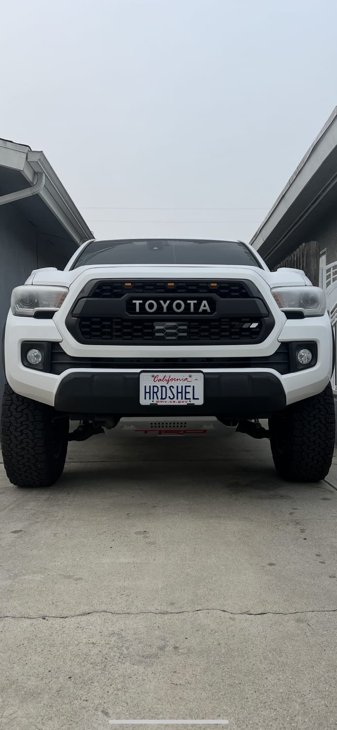 Customer photo review of TRI-COLOR TRD PRO GRILLE BADGE EMBLEM