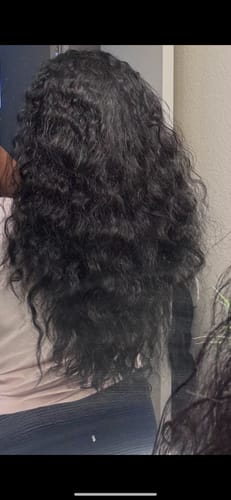 Customer photo review of Raw Indian Loose Curly Hair