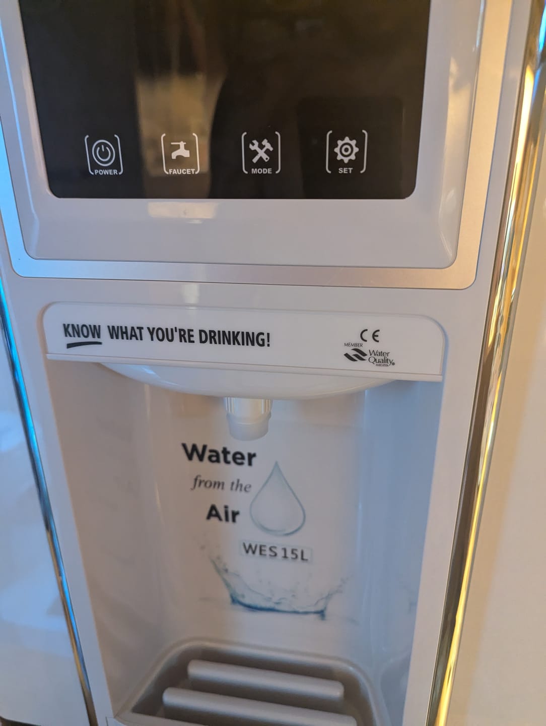 Customer photo review of WES Compact Air Water Generators