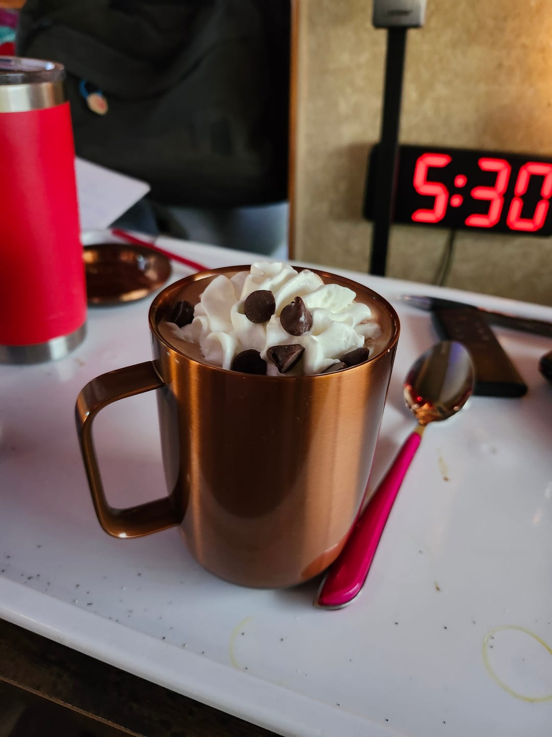 Customer photo review of Dark Chilli Hot Chocolate Flakes