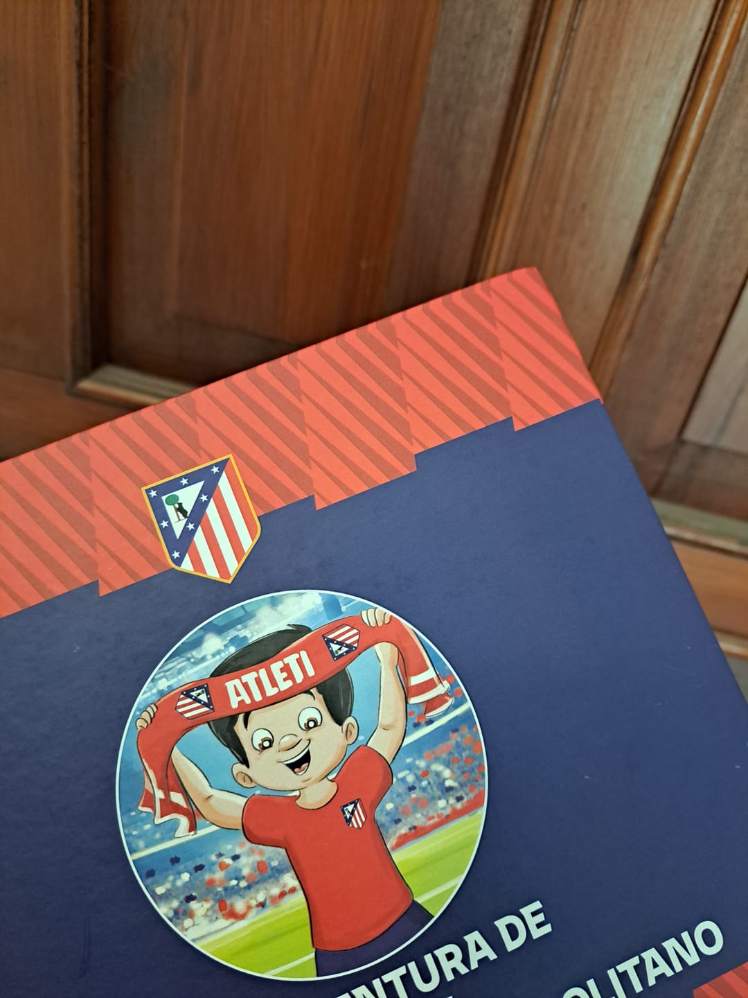Customer photo review of Atlético de Madrid Personalised Book