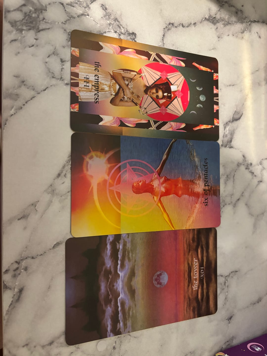 Customer photo review of Serpentfire Tarot | Commemorative Edition