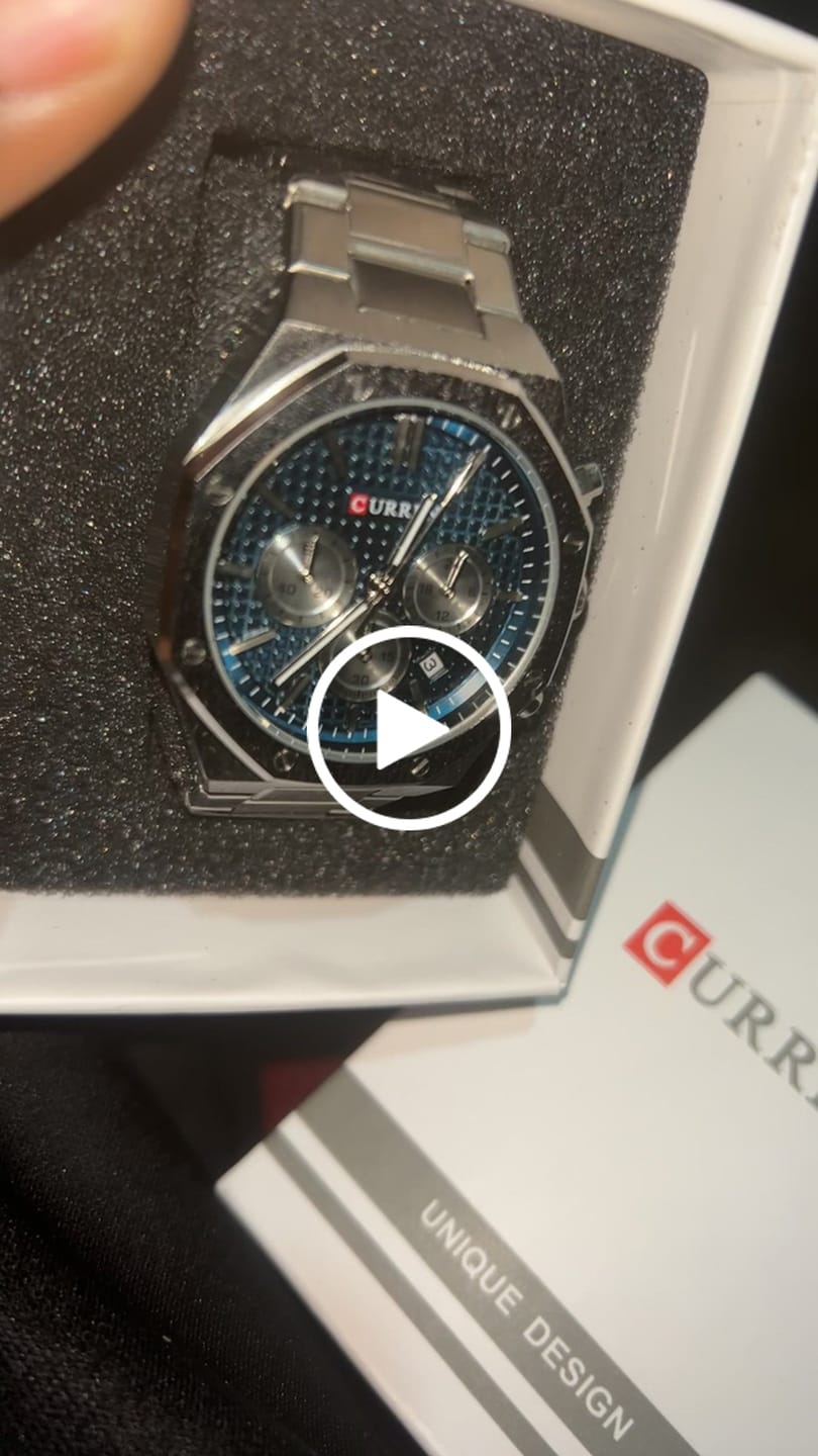 Customer video review of Curren Atene® orologio uomo acciaio