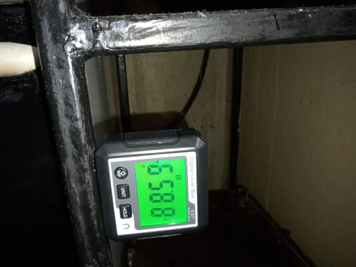 Customer photo review of Digitale Hoekzoeker met Elektronische Laser