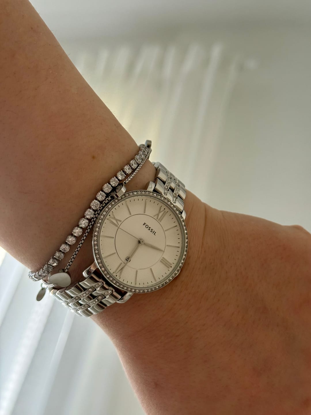 Customer photo review of Lovely Tennis Armband | 18K vergoldet