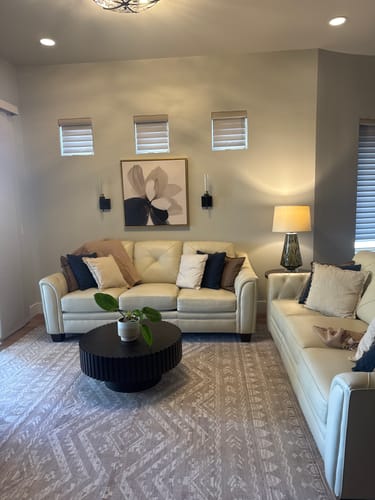 Customer photo review of Whispering Petals Canvas Art