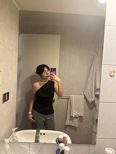 Customer photo review of TOP SARA NEGRO