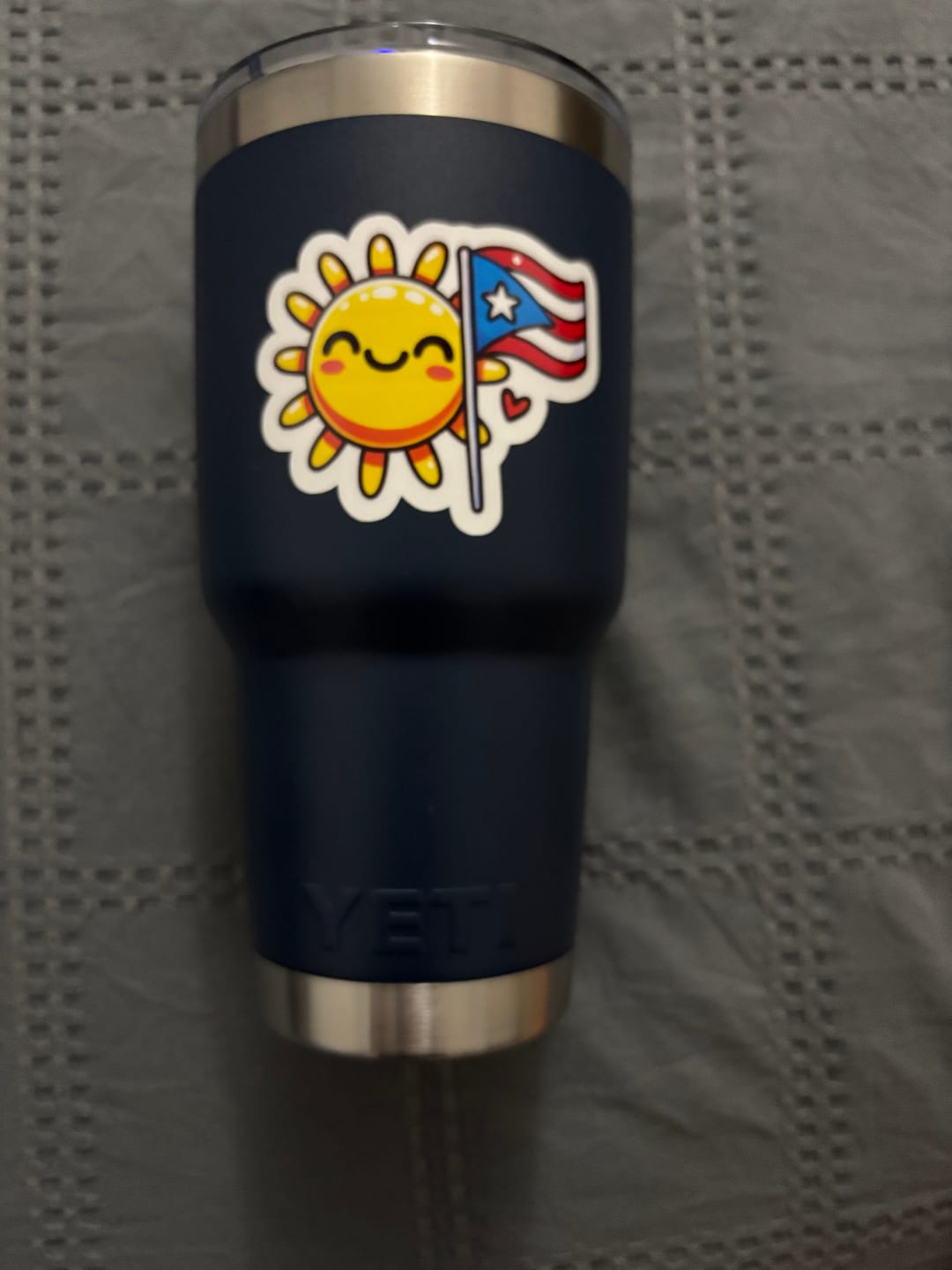 Customer photo review of Sol de Puerto Rico (Sticker Laminado)