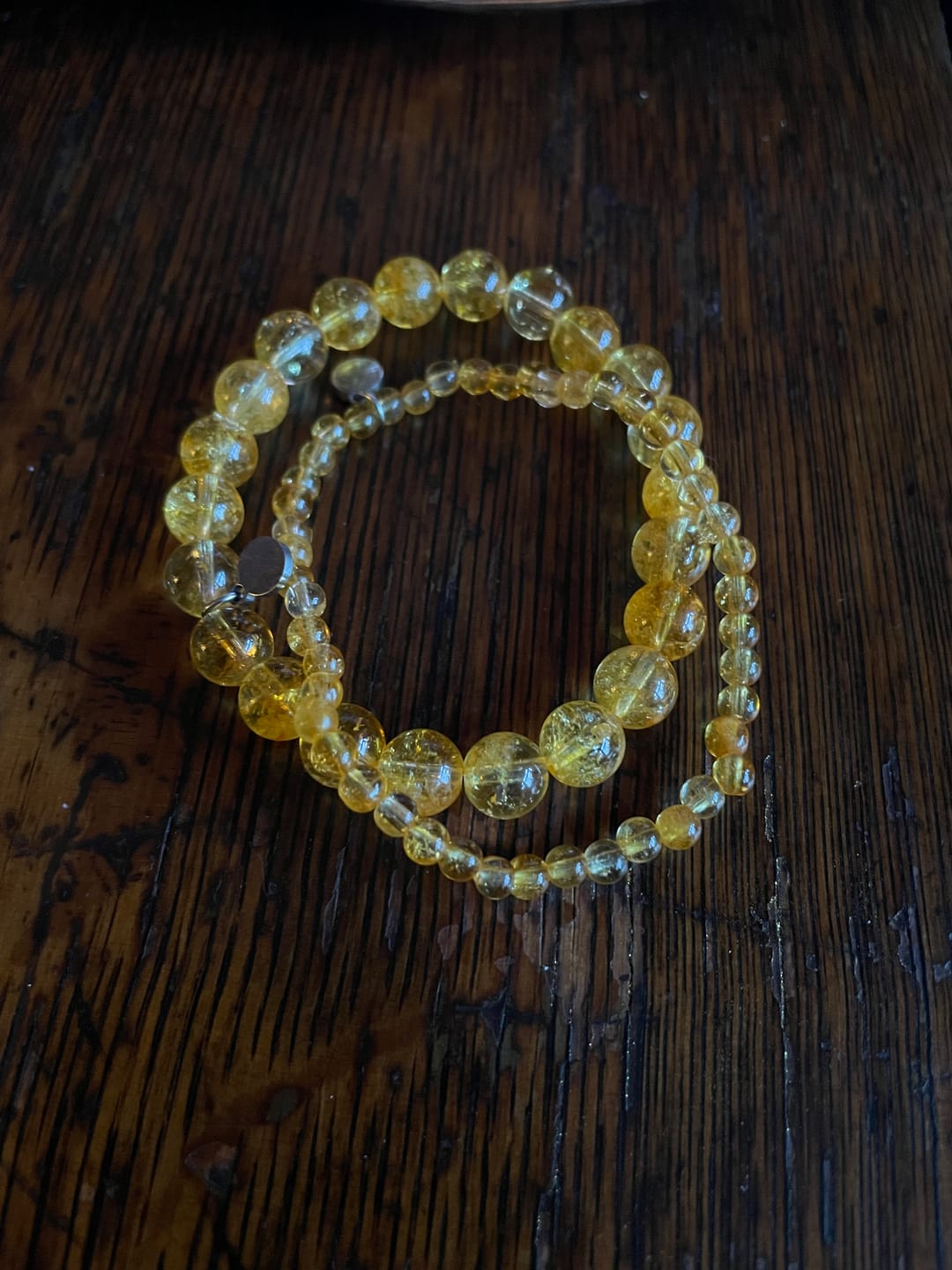 Customer photo review of Citrine Bracelet Mini