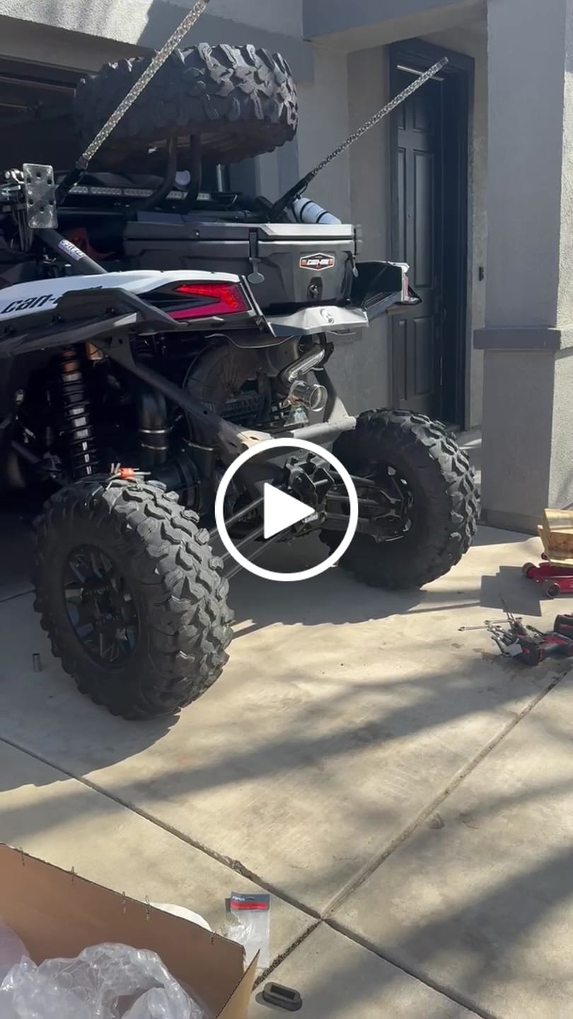 Customer video review of RPM Can-Am X3 Muffler Delete " Slip On " Exhaust Race Pipe