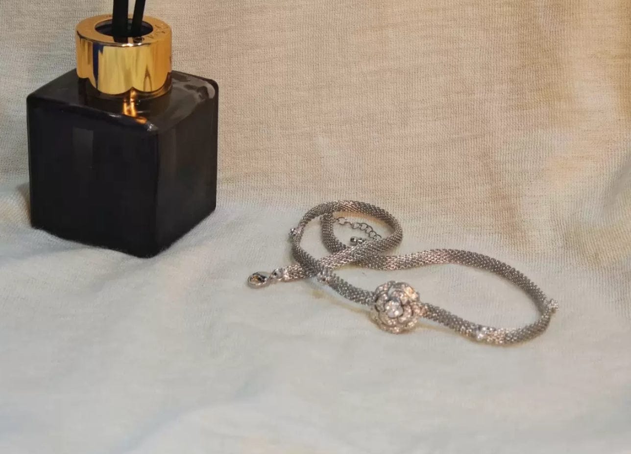 Customer photo review of Yelina Necklace | Sterling Silver