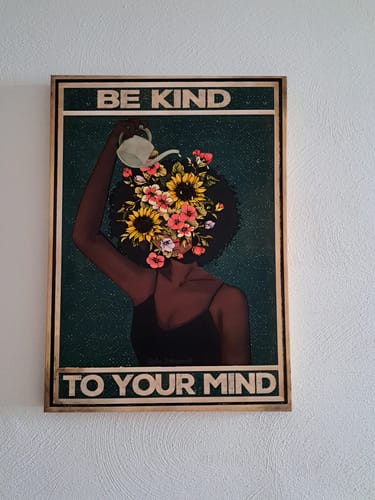 Customer photo review of Be kind to your mind