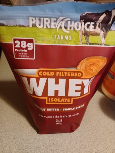 Customer photo review of 3 Flavor Whey Protein Isolate Combos
