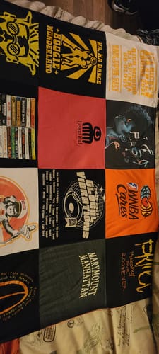 Customer photo review of T Shirt Quilt by Project Repat