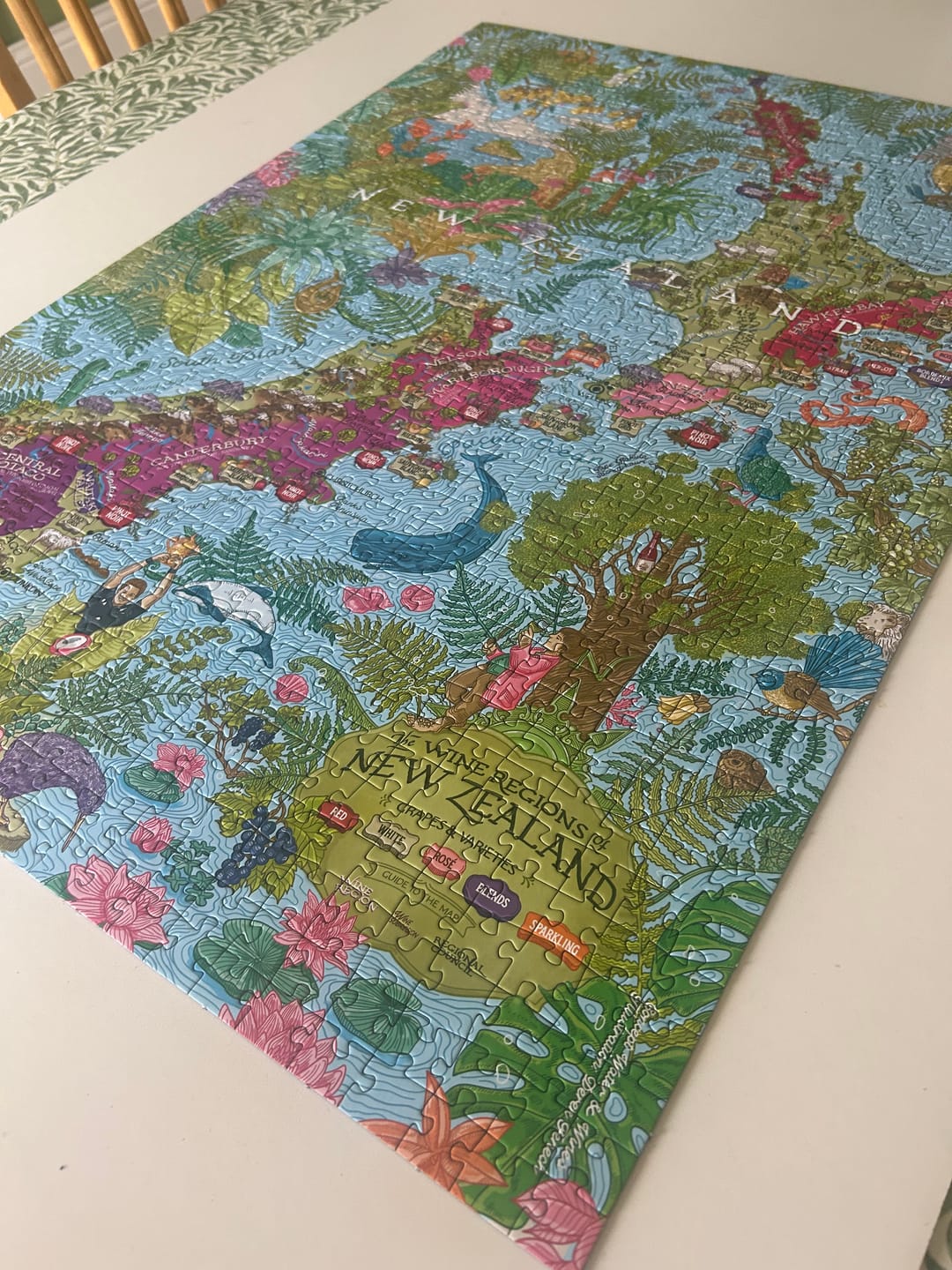Customer photo review of Wine Puzzle - New Zealand