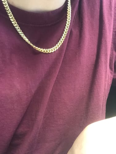 Customer photo review of Miami Cuban Link - Gold