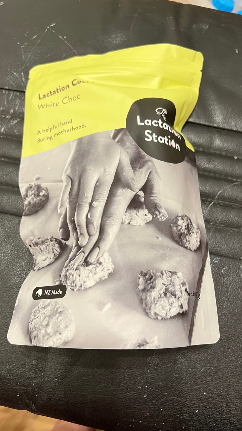 Customer photo review of White Choc Lactation Cookies