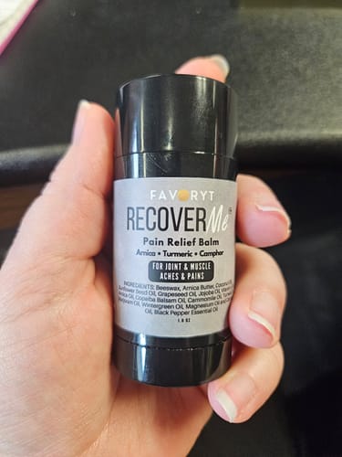 Customer photo review of FAVORYT RecoverMe Pain Relief Balm Bundles