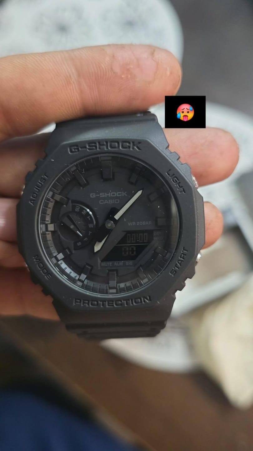 Customer photo review of Reloj Casio G-Shock Royal Oak "Casioak" GA-2100-1A1DR Carbon Core Negro