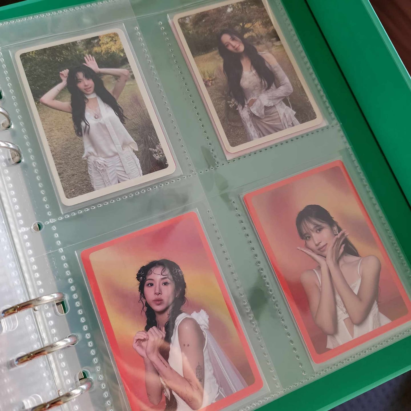 Customer photo review of [Version 2] Custom A5 pages - 4-Pocket - Standard Photocard