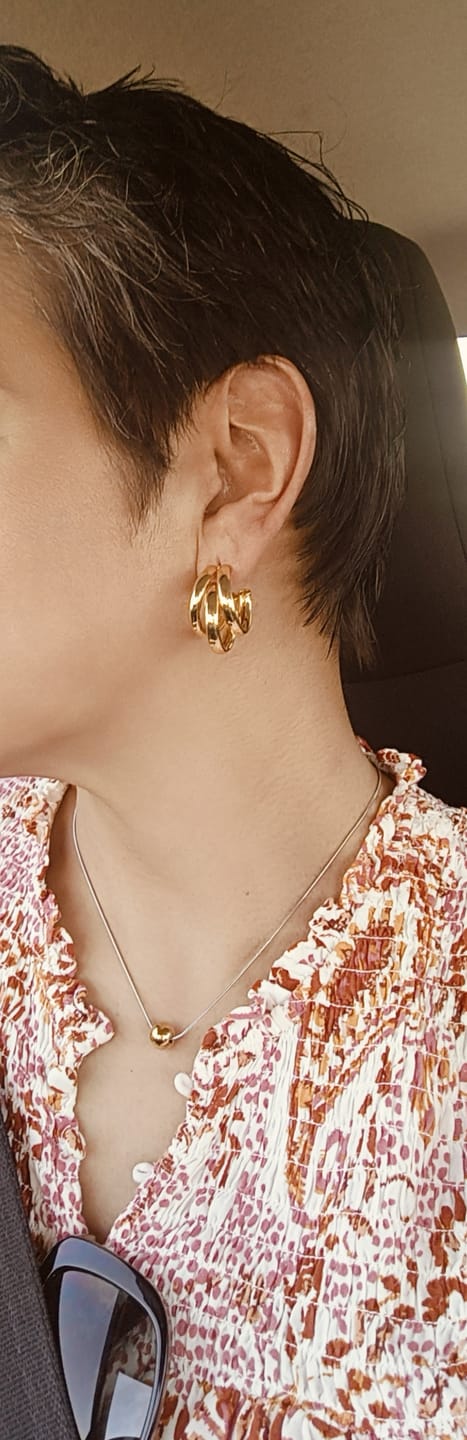 Customer photo review of Par Arracada Triple 25 mm