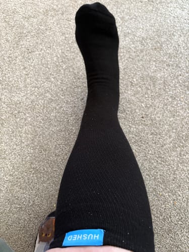 Customer photo review of Performance Eucalyptus Compression Socks