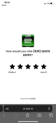 Customer photo review of ($25) QUICK ENTRY