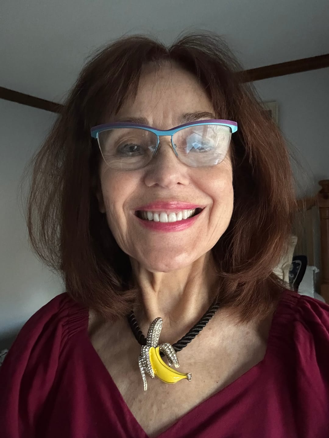 Customer photo review of Heidi Daus®"Elegant Essentials" Pin Enhancer Cord Necklace
