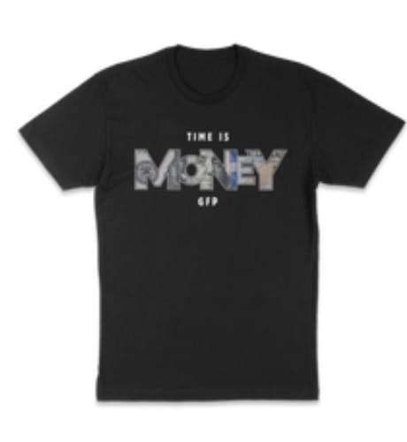 Customer photo review of TIME IS MONEY TEE