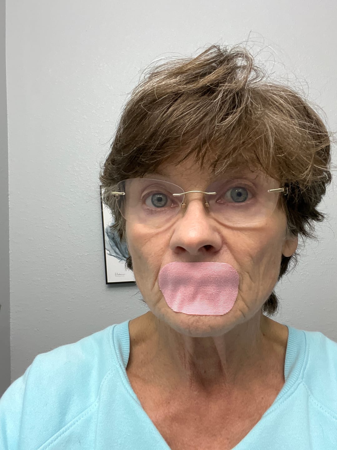 Customer photo review of 2 More Months Mouth Tape Special Offer - Women's