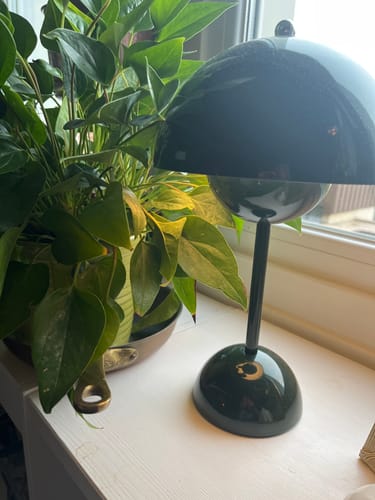 Customer photo review of Bordslampa - Svamplampa Flowerbud - Batteridriven 5000 mAH