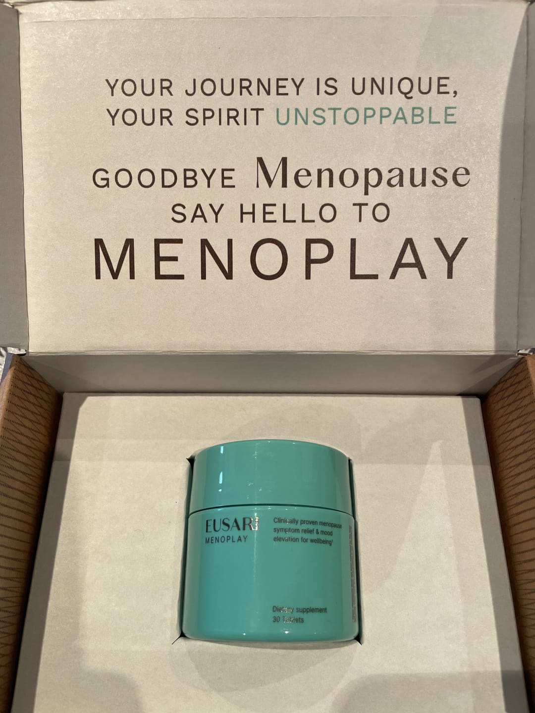Customer photo review of Menoplay: Menopause Supplement